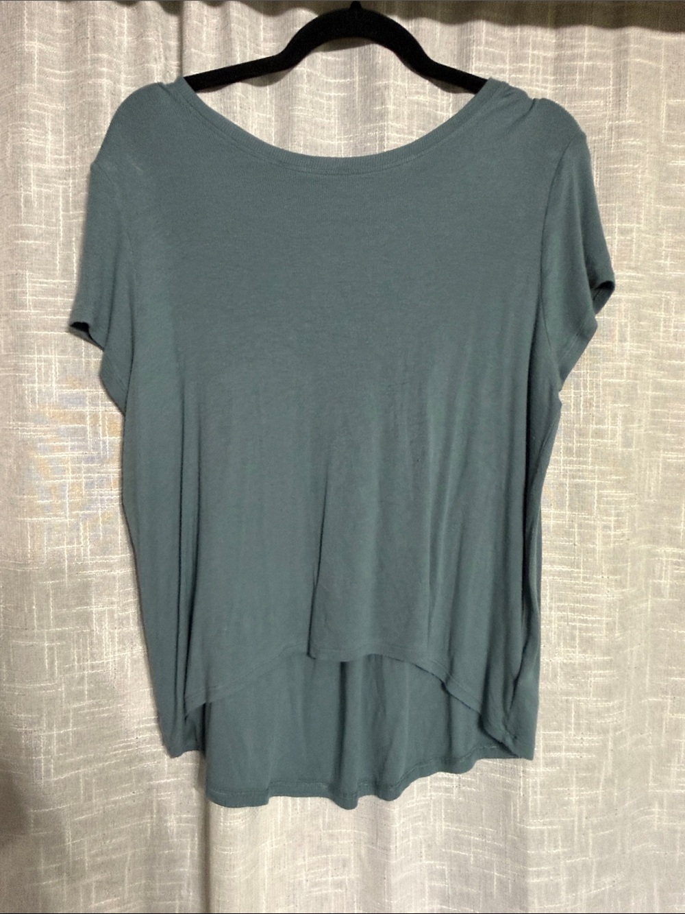 Athleta Relaxed Scoop-Neck Short Sleeve Tee in Slate Blue